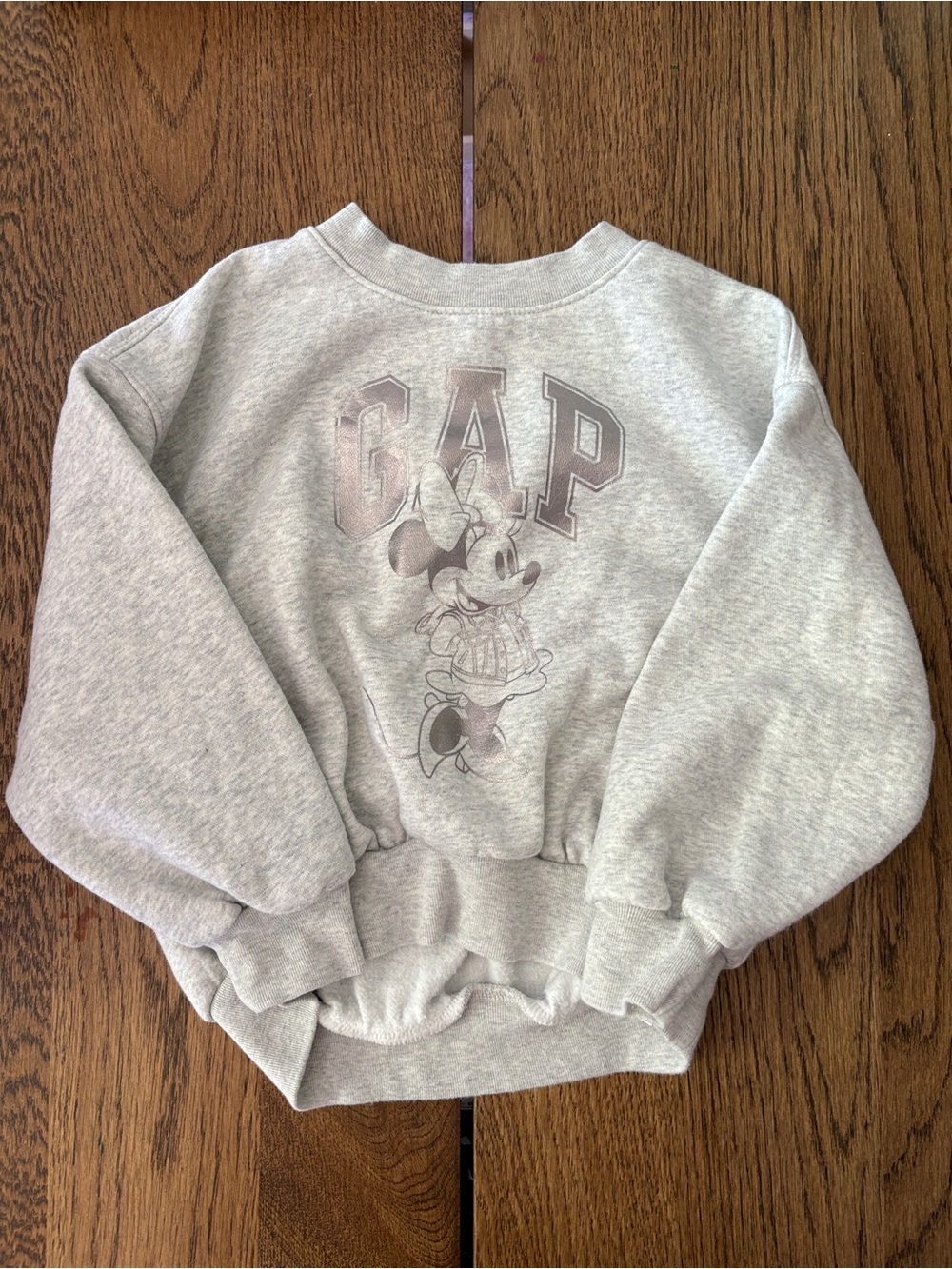GAP x Disney Kids' Grey Mickey Mouse 
 Sweatshirt